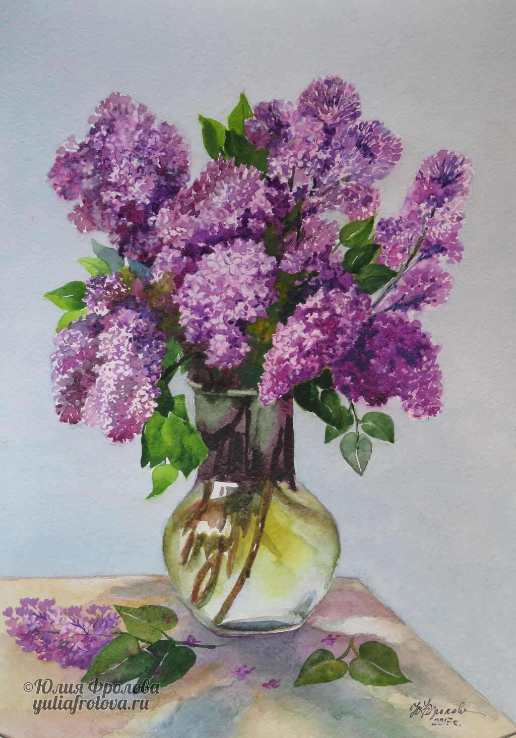 Bouquet of syringa. (No 10)