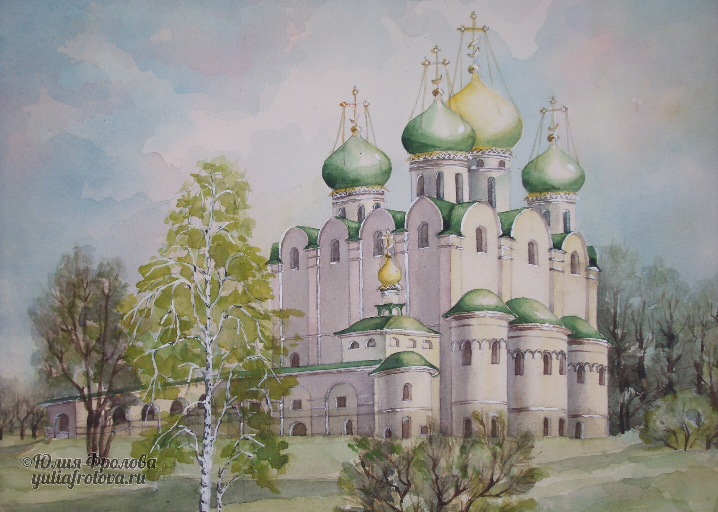 Smolensk Cathedral. Novodevichy Convent. Moscow. (No 209)