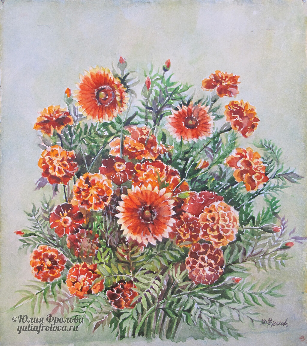 Gaillardia and tagetes. (No 287)