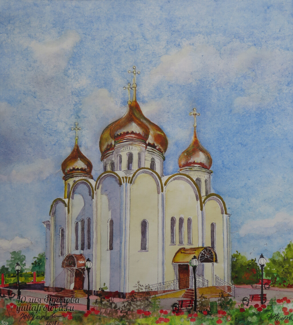 Temple of the St. Righteous Warrior Theodore Ushakov. Novofedorovka. (No 953)