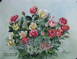 Garden roses. (No 55)