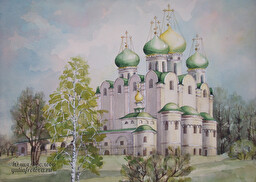 Smolensk Cathedral. Novodevichy Convent. Moscow. (No 209)