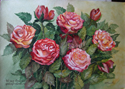 Garden roses. (No 488)