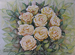 Garden roses. (No 502)