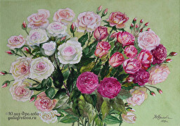 Garden roses. (No 732)