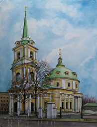 Temple of Jesus's Ascension on Gorokhov field. (No 962)