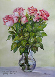 Garden roses. (No 1175)